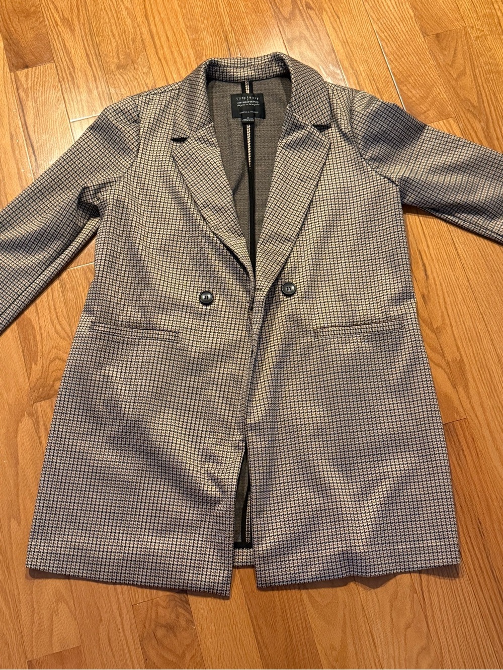 Sanctuary X Anthropologie Carleton Knit Longline Blazer